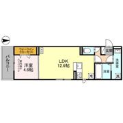 D-ROOM盛岡本宮 C棟の間取り画像