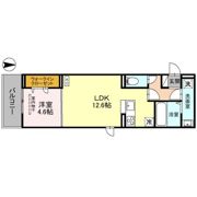 D-ROOM盛岡本宮 D棟の間取り画像