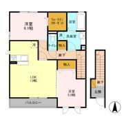 プリマ クラッセ Eの間取り画像
