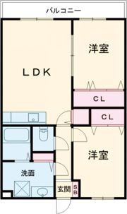 ラフィーネTAMAI Ⅱの間取り画像