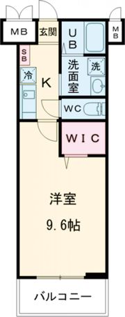 セオリー神戸ドミールの間取り画像