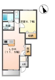 メルヴェール守山の間取り画像
