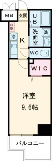 セオリー神戸ドミールの間取り画像