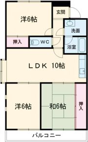 ドミールばんのの間取り画像