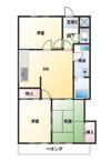 西砂グリーンマンションの間取り画像
