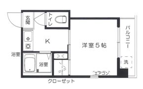 ヴィラ タカハシの間取り画像