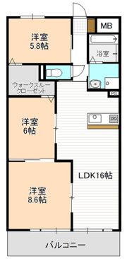 アーバンコート入場の間取り画像