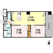 グリーン ノブル Kの間取り画像