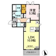 トリシア米持の間取り画像