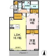 セレスティア京田の間取り画像