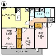 D-ROOM京都壬生の間取り画像