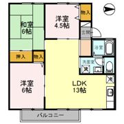 ヴィラール大和の間取り画像