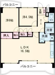 ライオンズマンション鳴丘弐番館の間取り画像
