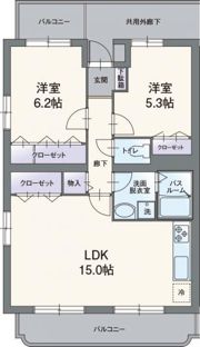 ソレアードKの間取り画像
