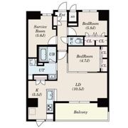 S-RESIDENCE伊都Attirantの間取り画像