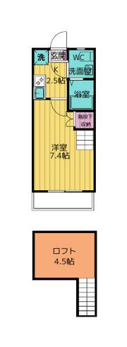 Fika淵野辺の間取り画像