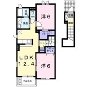 ボナールAOKI Bの間取り画像