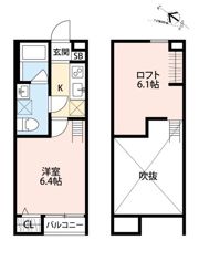 サヴォイ東林間の間取り画像