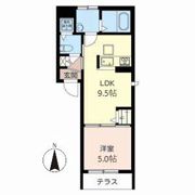 シャーメゾン東山の間取り画像