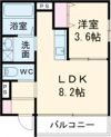 ALEGRIA道明寺Ⅱの間取り画像