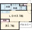 ALEGRIA道明寺Ⅱの間取り画像