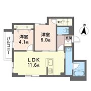 ラビアンローズの間取り画像