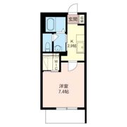 クレール高津の間取り画像