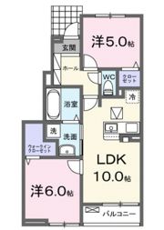 COCOメゾン HJの間取り画像
