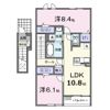 グランベッセルⅡの間取り画像