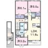 グランベッセルⅢの間取り画像