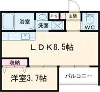 ALEGRIA道明寺Ⅱの間取り画像