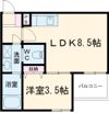 ALEGRIA道明寺Ⅱの間取り画像
