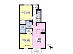 ユニティー・郡山イーストⅠの間取り画像