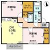 アリオス Bの間取り画像
