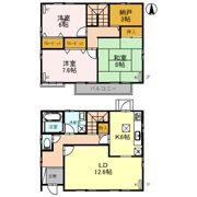 大上様貸家の間取り画像