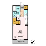 ココタリアⅡ Aの間取り画像