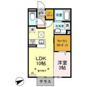マロニエジャルダン Aの間取り画像