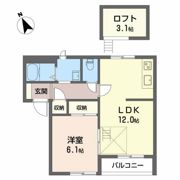 たまき苑Fの間取り画像