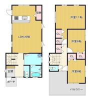 森橋貸家の間取り画像
