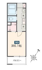 MELDIA春日部の間取り画像