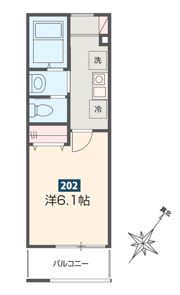 MELDIA春日部の間取り画像