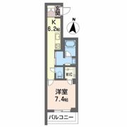シャーメゾン九品寺の間取り画像