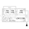 キャッスルコート東辻井の間取り画像