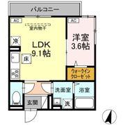 D’Tribute湘南台 Aの間取り画像