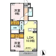 グランツⅡ番館の間取り画像