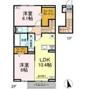 グランツⅡ番館の間取り画像