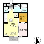 メゾンエトワール A棟の間取り画像