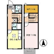 カノン A棟の間取り画像