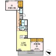 D-ROOM KAWAZOEの間取り画像