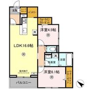 ラコルト板付の間取り画像